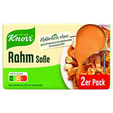 Basissaucen 2 x 250 ml, Rahm Soße