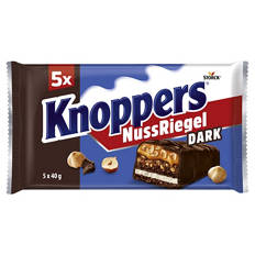 Knoppers Riegel 200 g, Nuss Dunkel