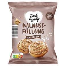 Backfüllungen 250 g, Walnuss
