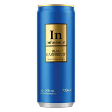 Blue Raspberry Vodka Cocktail Cans