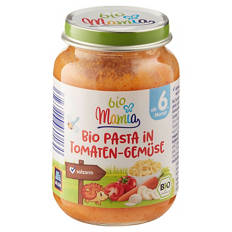 Bio-Menü 190 g, Pasta in Tomaten-Gemüse