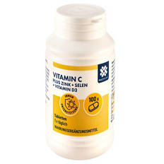 Vitamin C plus Zink + Selen + Vitamin D3, 110 g