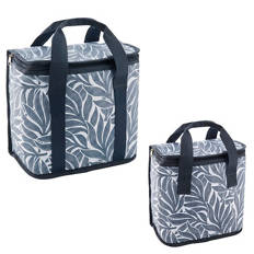 Kühltasche 2er-Set, Allover-Print Blau