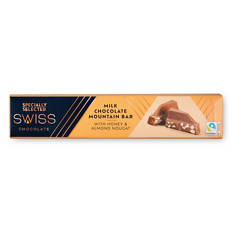 Milk Chocolate Almonds & Honey Swiss Mountain Bar