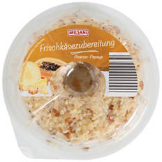 Anneau de fromage frais, 125 g, ananas
