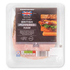 British Dry Cured Peppered Ham 7 Slices