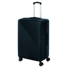 Erweiterbarer Hartschalen-Trolley, Groß, Schwarz