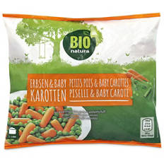 Assortiment de légumes, petits pois-carottes baby