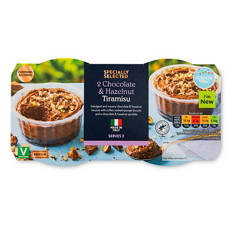 Chocolate & Hazelnut Tiramisu 2 Pack