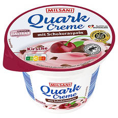 Quarkcreme mit Schokoraspeln 200 g, Kirsche