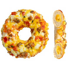 Pizza-Donut Cheeseburger