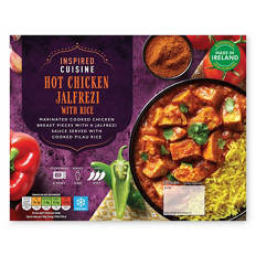 Hot Chicken Jalfrezi with Rice
