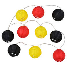 Solar-Lichterkette Fußball-WM, Lampions, Deutschland
