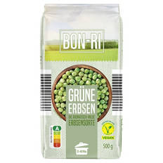 Hülsenfrüchte 500 g, Grüne Erbsen