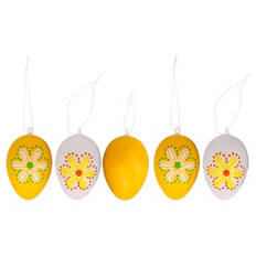 Oster-Display, 5er Eier 6 cm