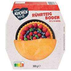 Tortenböden, Rührteigboden 300 g