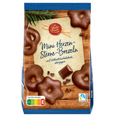 Mini Herzen Sterne Brezeln 400 g, Vollmilch