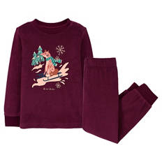 Kinder Pyjama, Burgundisch, 86/92