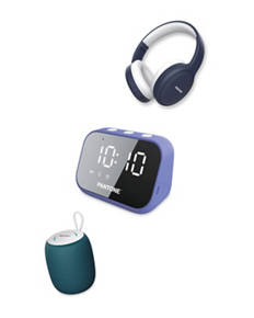 Bluetooth Speaker/Alarm Clock/Headphones