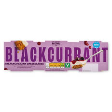 Blackcurrant Cheesecakes 3 Pack