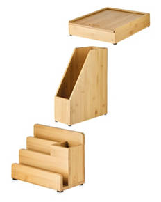 Bamboo Office Storage