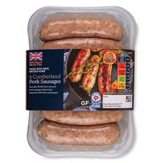 Cumberland Pork Sausages 6 Pack
