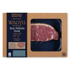 100% British Beef Wagyu Sirloin Steak