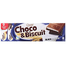 Barretta al cioccolato con biscotti, Black & White
