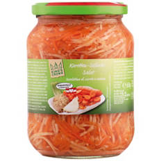Spécialité de salade, carottes