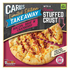 Brie & Cranberry Stuffed Crust Pizza