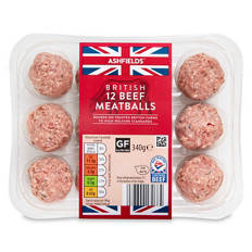 British Beef Meatballs 12 Pack