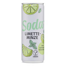 Soda, Limette Minze