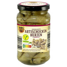 Artischockenviertel Mix 370 ml, Gegrillt