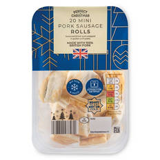 Mini Pork Sausage Rolls 20 Pack