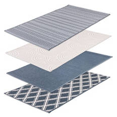 Tapis pour l’intérieur et l’extérieur, cercles beige