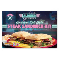 Deli Diner Thin Cut Steak Sandwich Kit