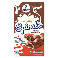 Spirals Double Chocolate 7 Pack