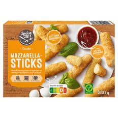 Snacks Classic 250 g, Mozzarella-Sticks