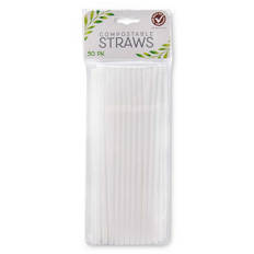 Compostable Straws 50 Pack