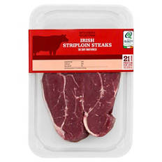 Irish 30 Day Matured Striploin Steaks