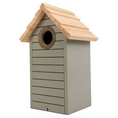 Vogelhaus oder Futterstation, Vogelhaus, Grün