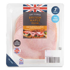 British Dry Cured Maple Ham 7 Slices