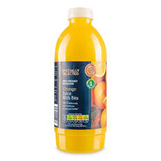 100% Freshly Squeezed Orange Juice with Bits