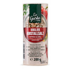 Sale dell'Himalaya, a cristalli, peperoncino & paprica