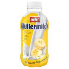 Müllermilch 400 ml, Banane/Banana