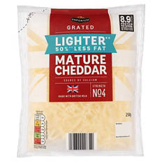 Grated Half Fat Cheddar Cheese