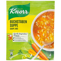 Beutelsuppen, Buchstaben