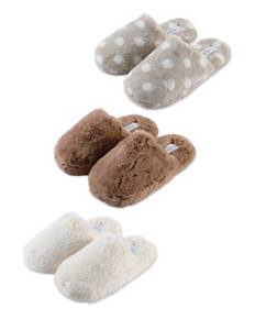 Ladies Plush Mules