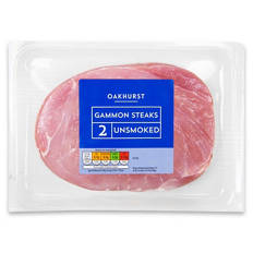 Unsmoked Gammon Steaks 2 Pack