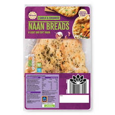 Garlic & Coriander Naan Breads